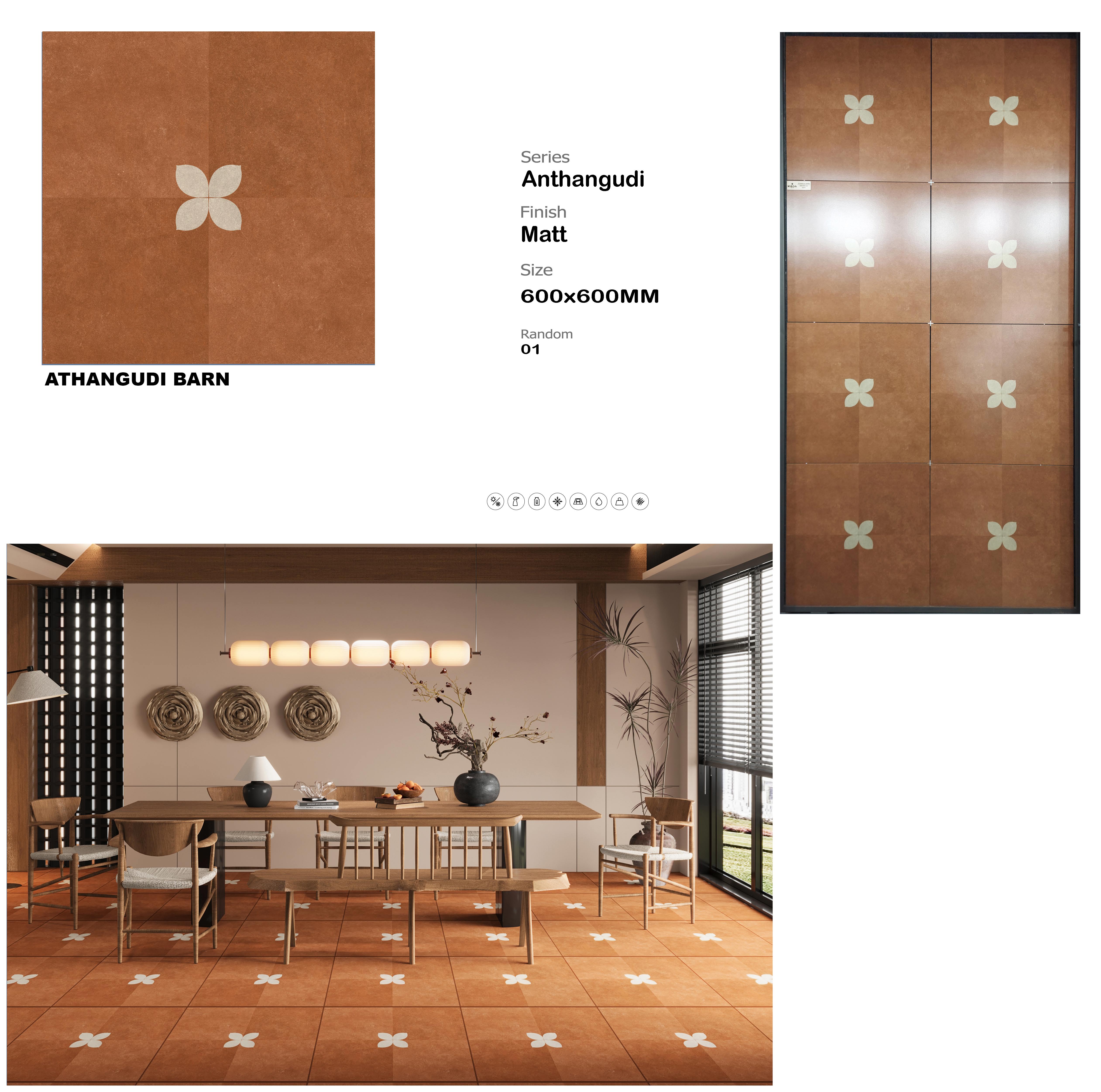 Athangudi Pattern Floor Tiles