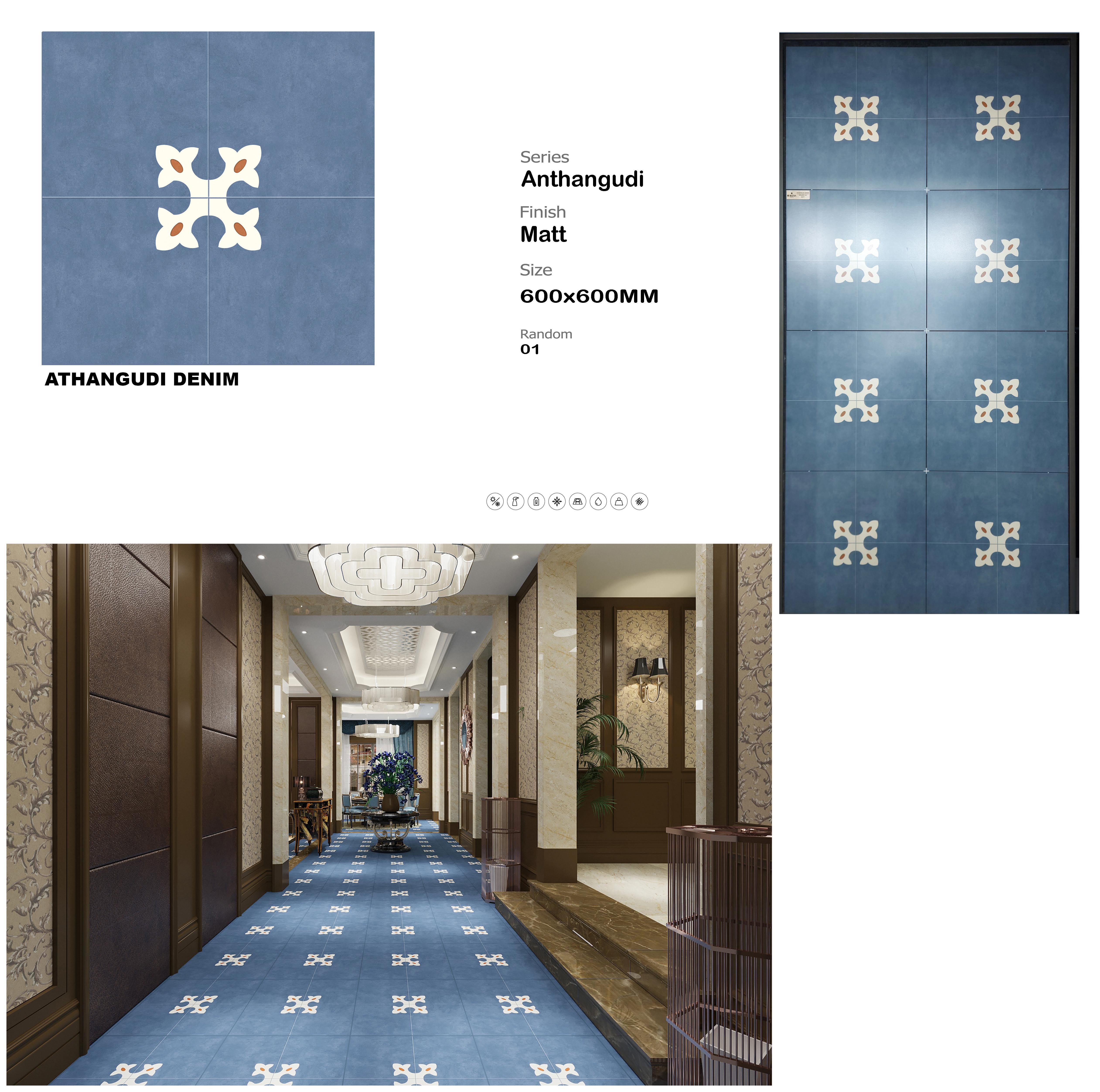 Athangudi Pattern Floor Tiles