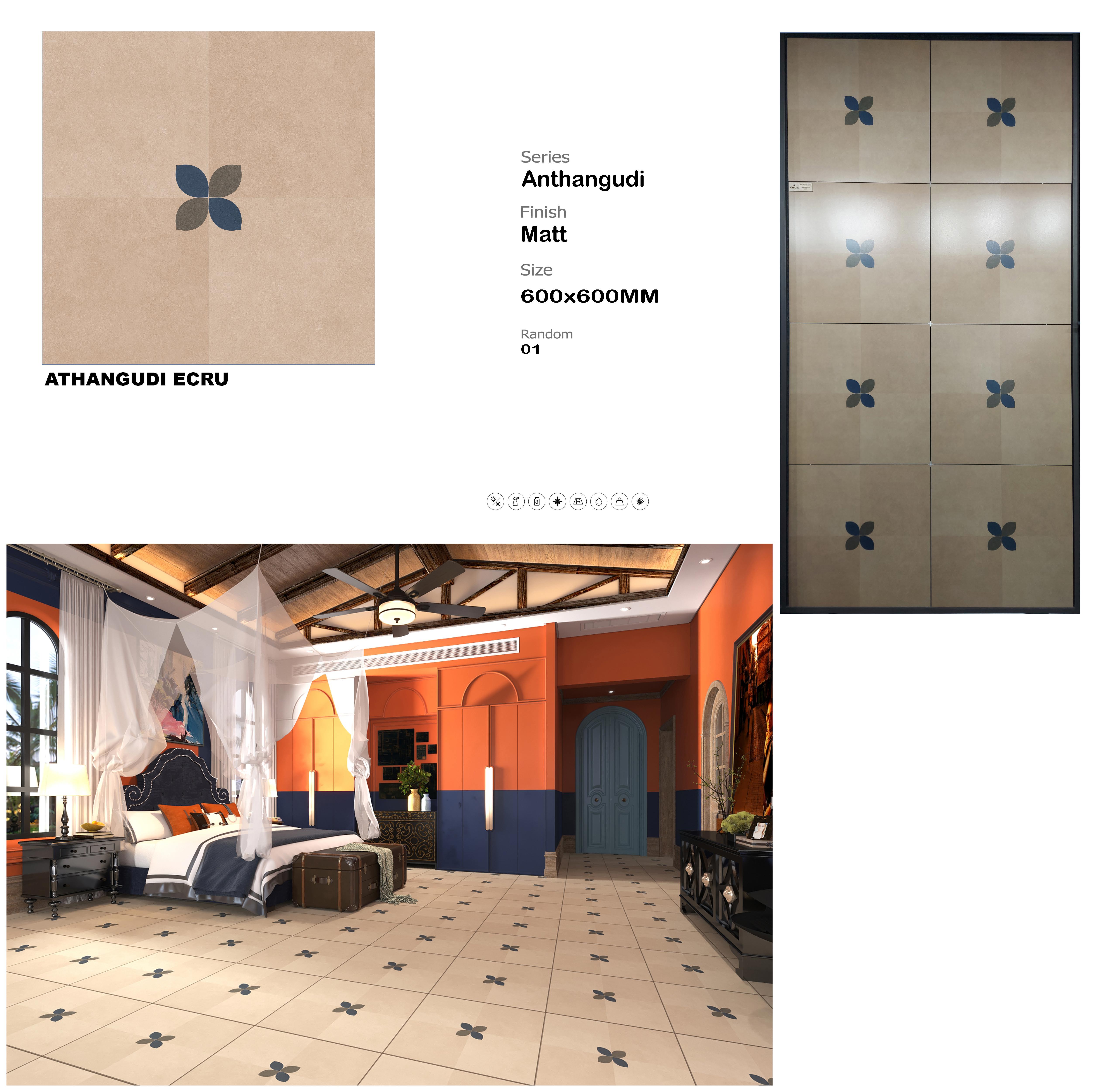 Athangudi Pattern Floor Tiles